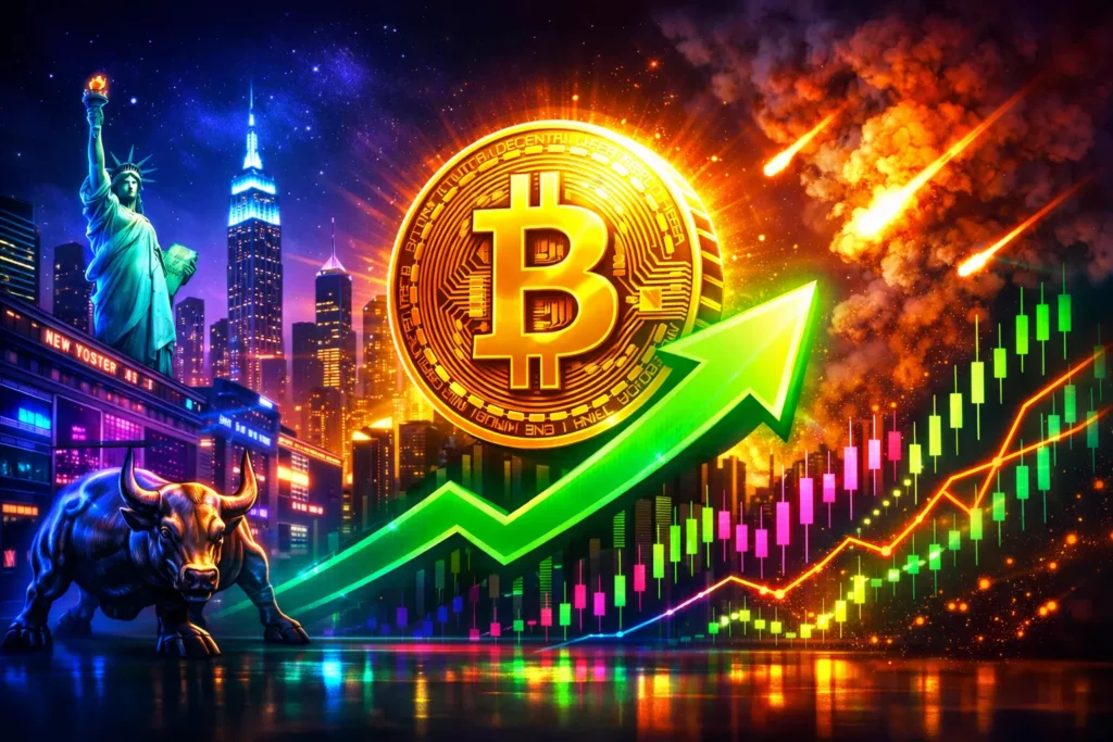 btc kurs steigt am nachmittag deutlich