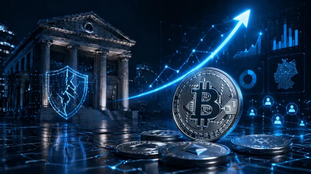 Neue Studie über Kryptowährungen zeigt, dass viele Deutsche für ein besseres Krypto-Angebot die Bank wechseln würden