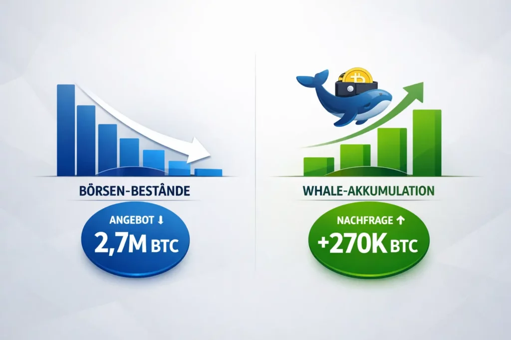 Bitcoin Analyse: Wales kaufen wieder! BTC News kompakt