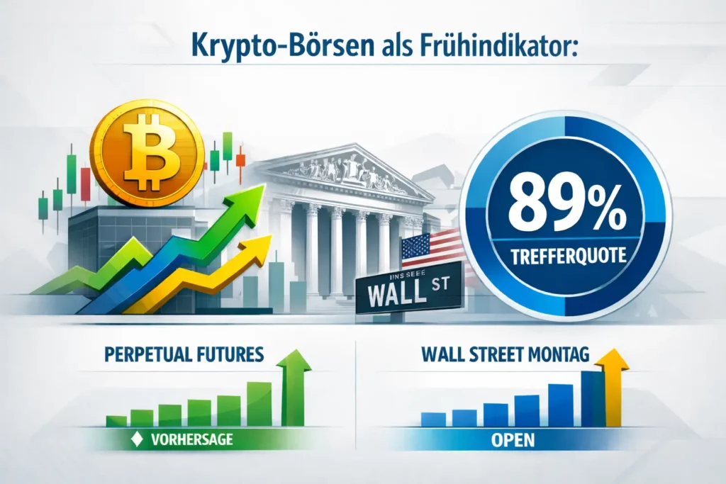 Krypto-Perpetuals liefern Prognose für Marktstart am Montag