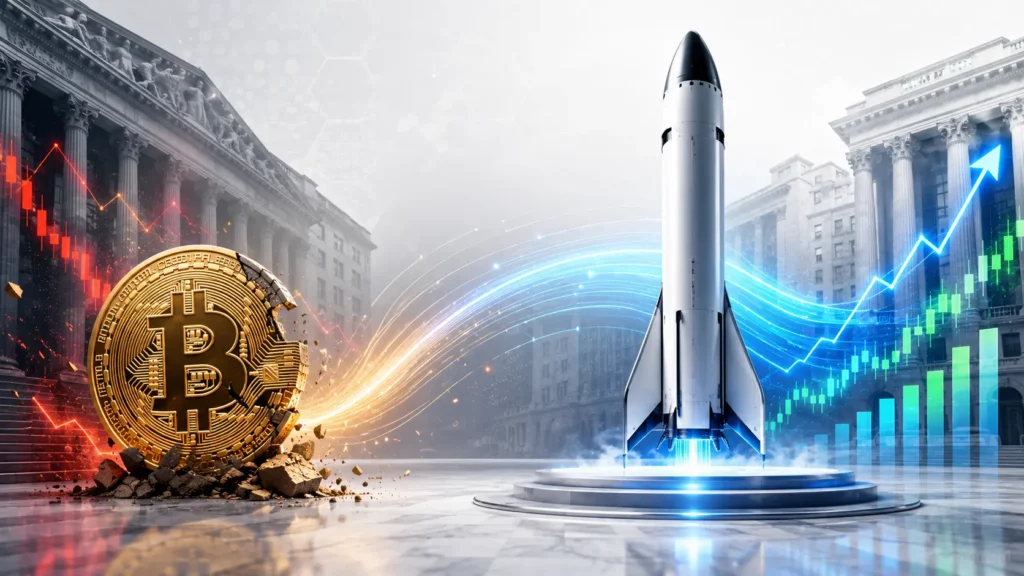 Krypto & SpaceX Analyse: fließt Kapital aus BTC & Co. wegen IPO ab?