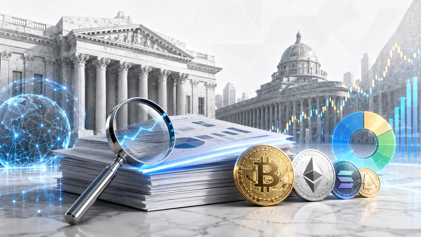 Die wichtigsten Krypto Umfragen und Studien im Überblick. Kompendium von boersen-parkett.de.