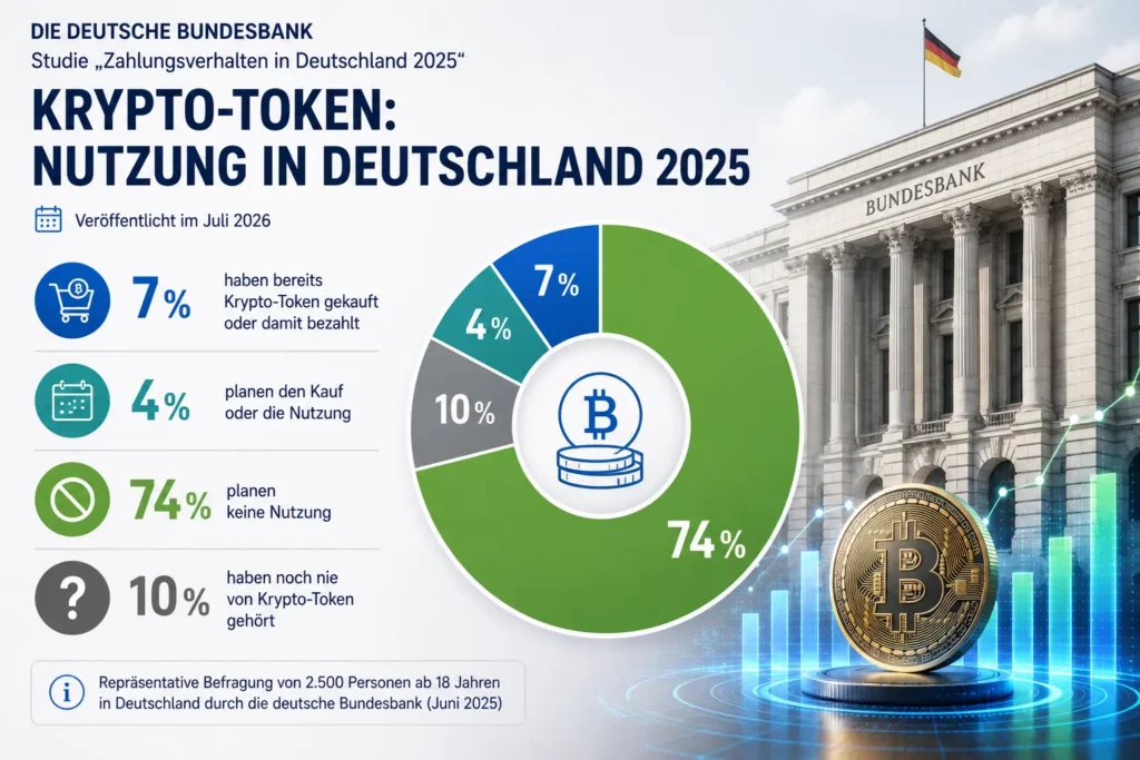 Krypto-Nutzung und Bekanntheit in Deutschland.