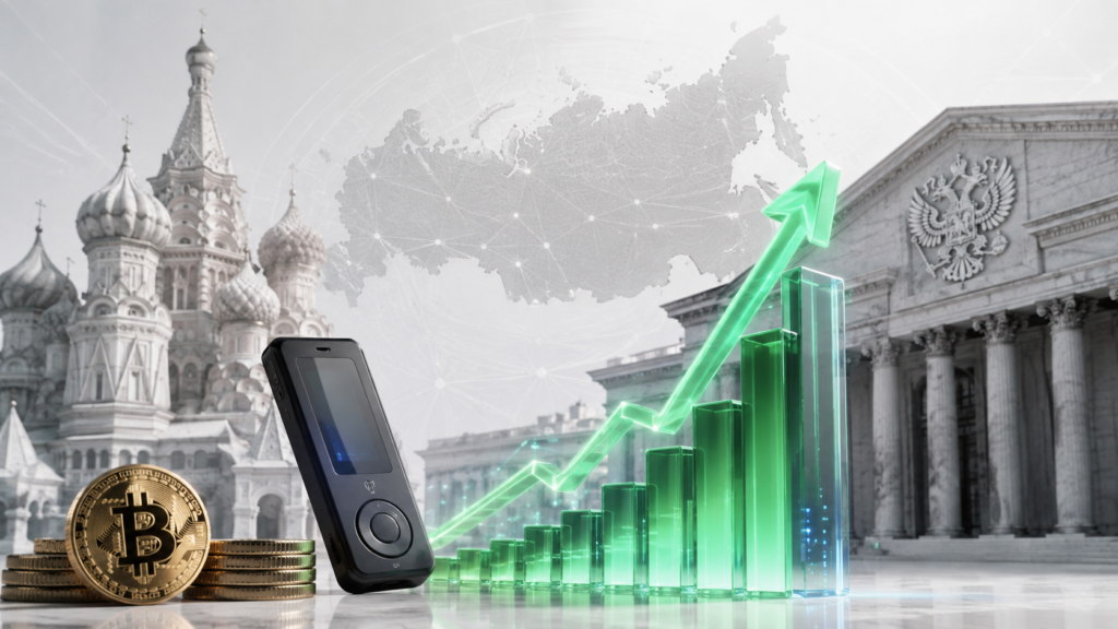 krypto regulierung in russland treibt hardware-wallet-verkäufe nach oben