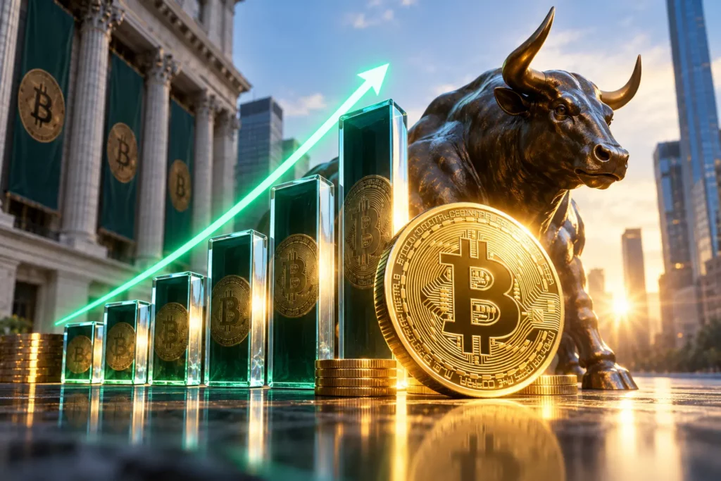 rekordzuflüsse bei bitcoin etfs