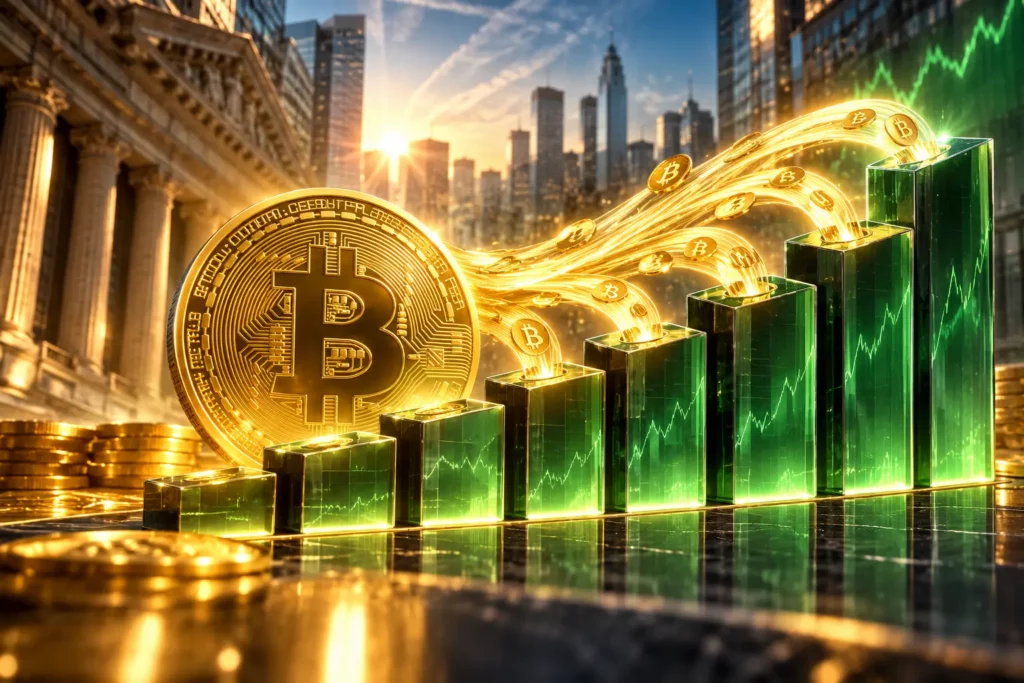 Bitcoin ETF: Zuflussserie hält an